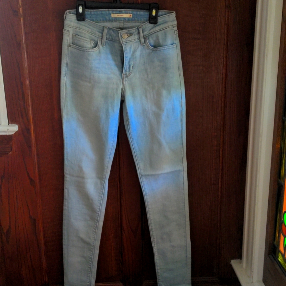 Levi's 711 Skinny Jeans, light blue, 26